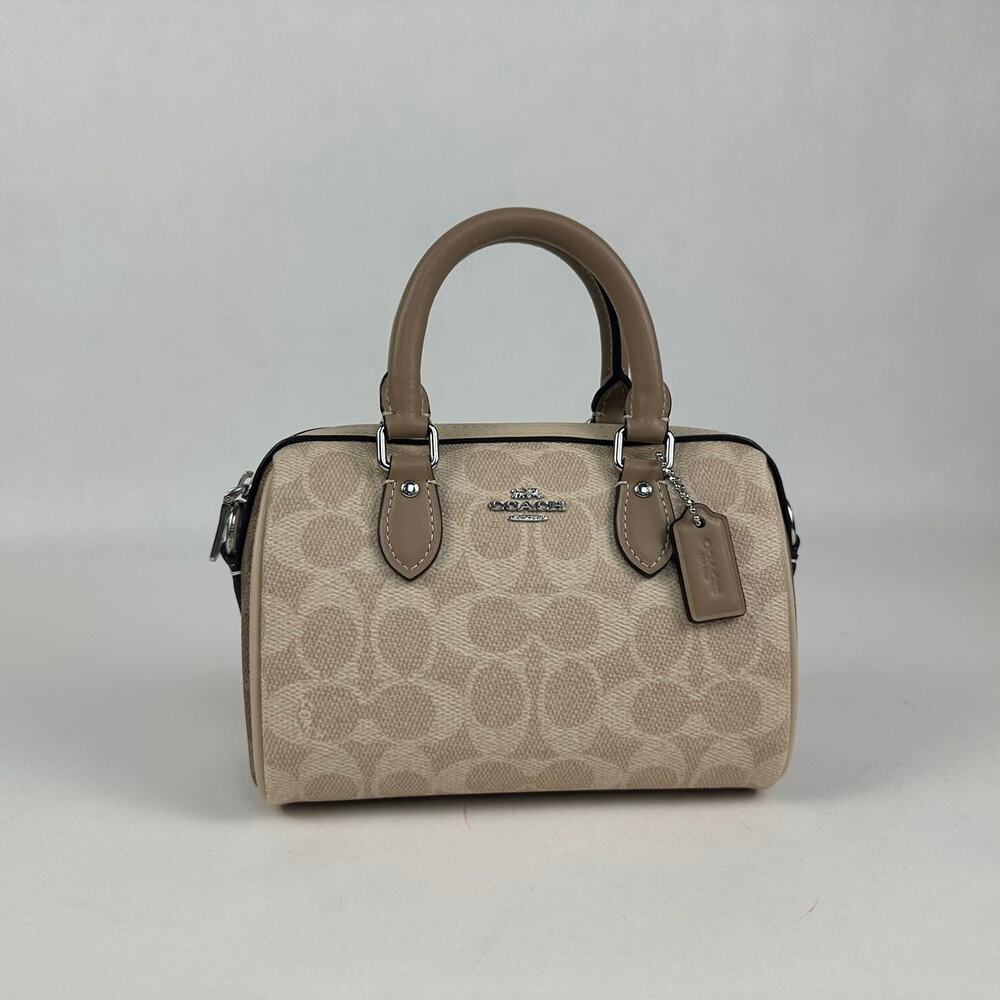 COACH  CW330 Mini Rowan Crossbody Bag In Blocked Signature Canvas